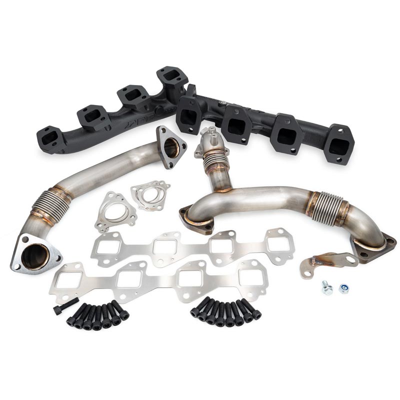PPE 116112520 BLACK CERAMIC COATED HIGH-FLOW MANIFOLD & UP-PIPE KIT 17-25 L5P