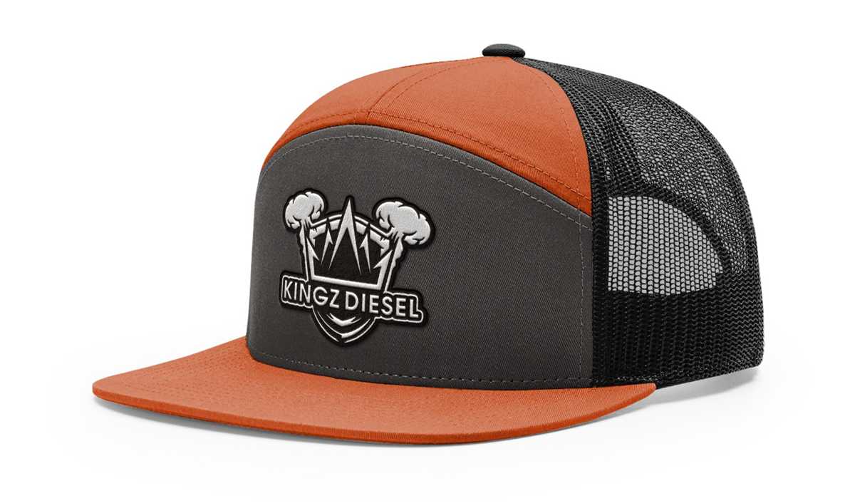 KDS 7 Panel O.G Logo 7 Panel Leather Patch Hat