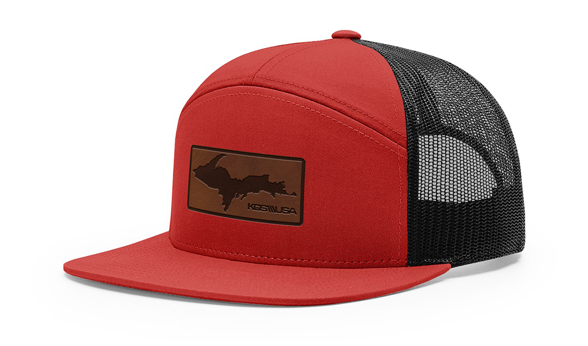 KDS UP Stamped Leather 7 Panel Hat – Kingz Diesel Supply