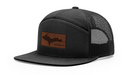 KDS UP Stamped Leather 7 Panel Hat