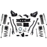 BDS SUSPENSION 6" 4-LINK LIFT KIT 14-18 2500 model w Factory Air Ride + Fox Shocks