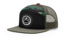 KDS Apparel 7 Panel Suede Patch Hat