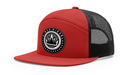 KDS Apparel 7 Panel Suede Patch Hat