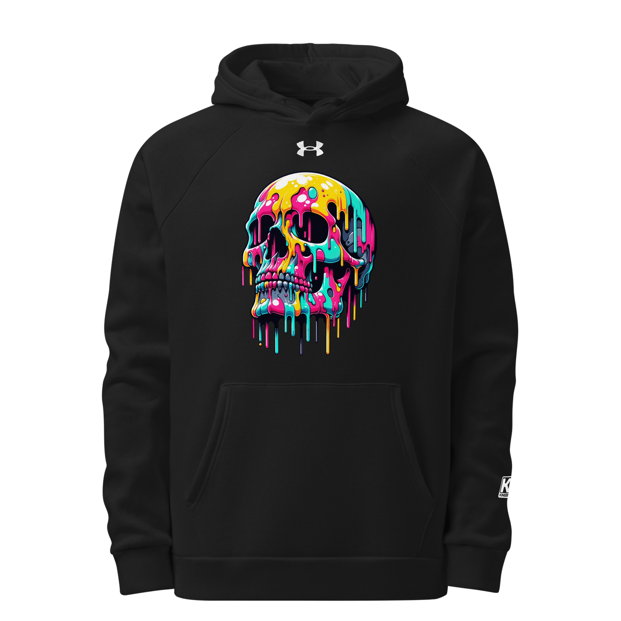 Dripped Skull Under Armour® hoodie