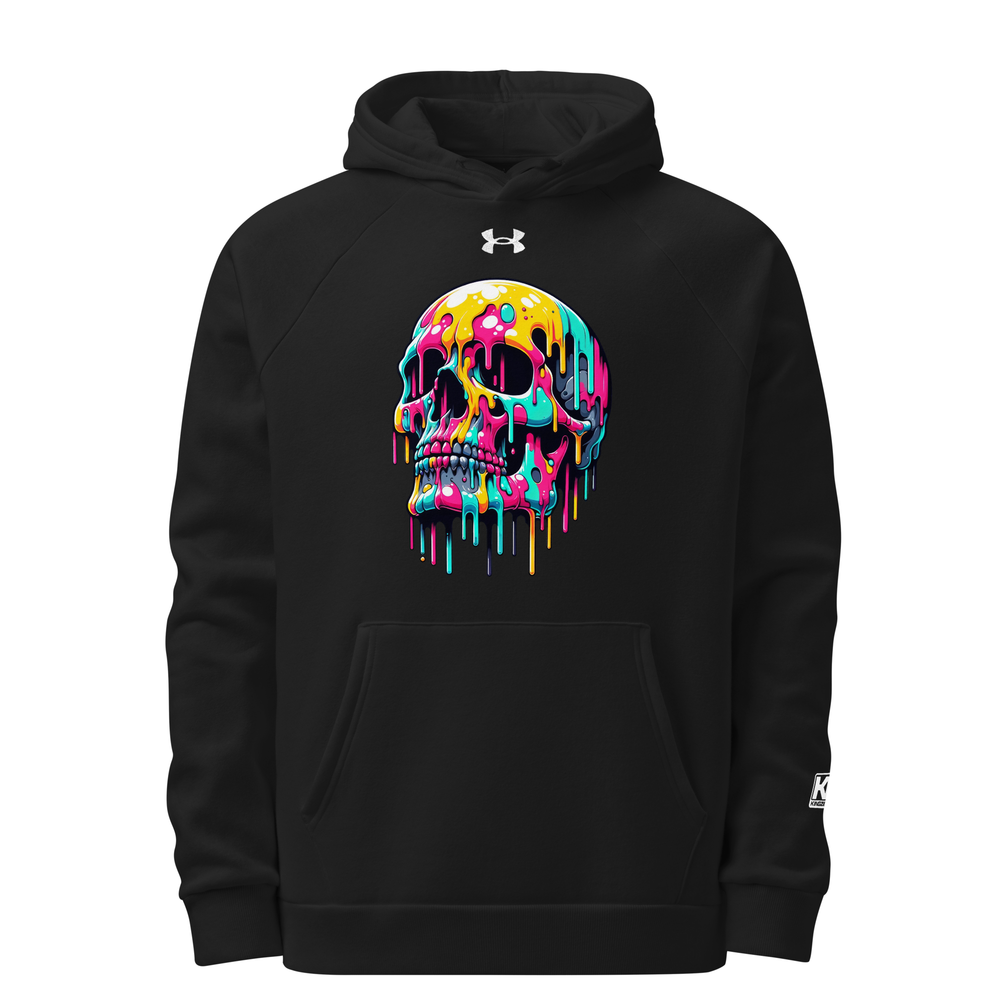 Dripped Skull Under Armour® hoodie – Kingz Diesel Supply
