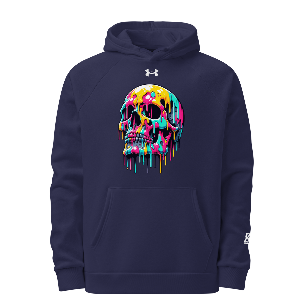 Dripped Skull Under Armour® hoodie