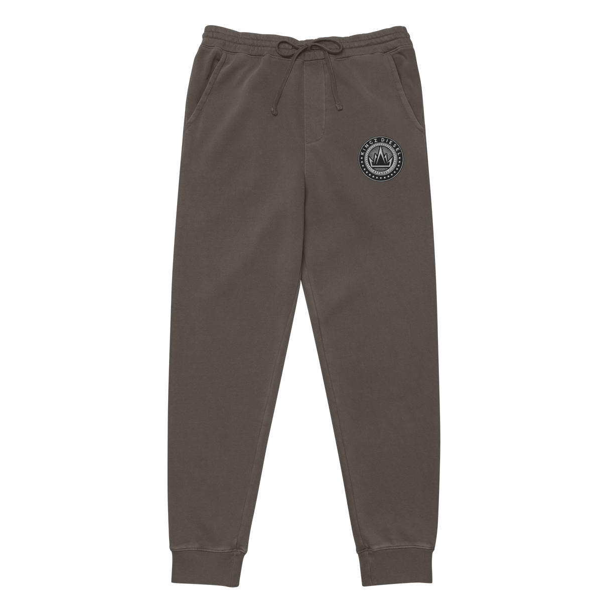 【KIXI】★(UNISEX) Low-rise Label Pigment Jogger Pants KIXI】☆(UNISEX) Low-rise Label Pigment Jogger Pants Kingz