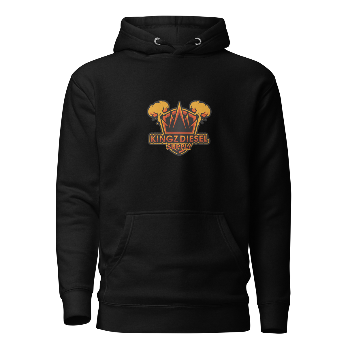 Kingz Diesel Supply Logo Print Hoodie