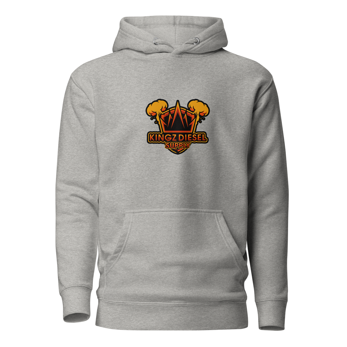 Kingz Diesel Supply Logo Print Hoodie