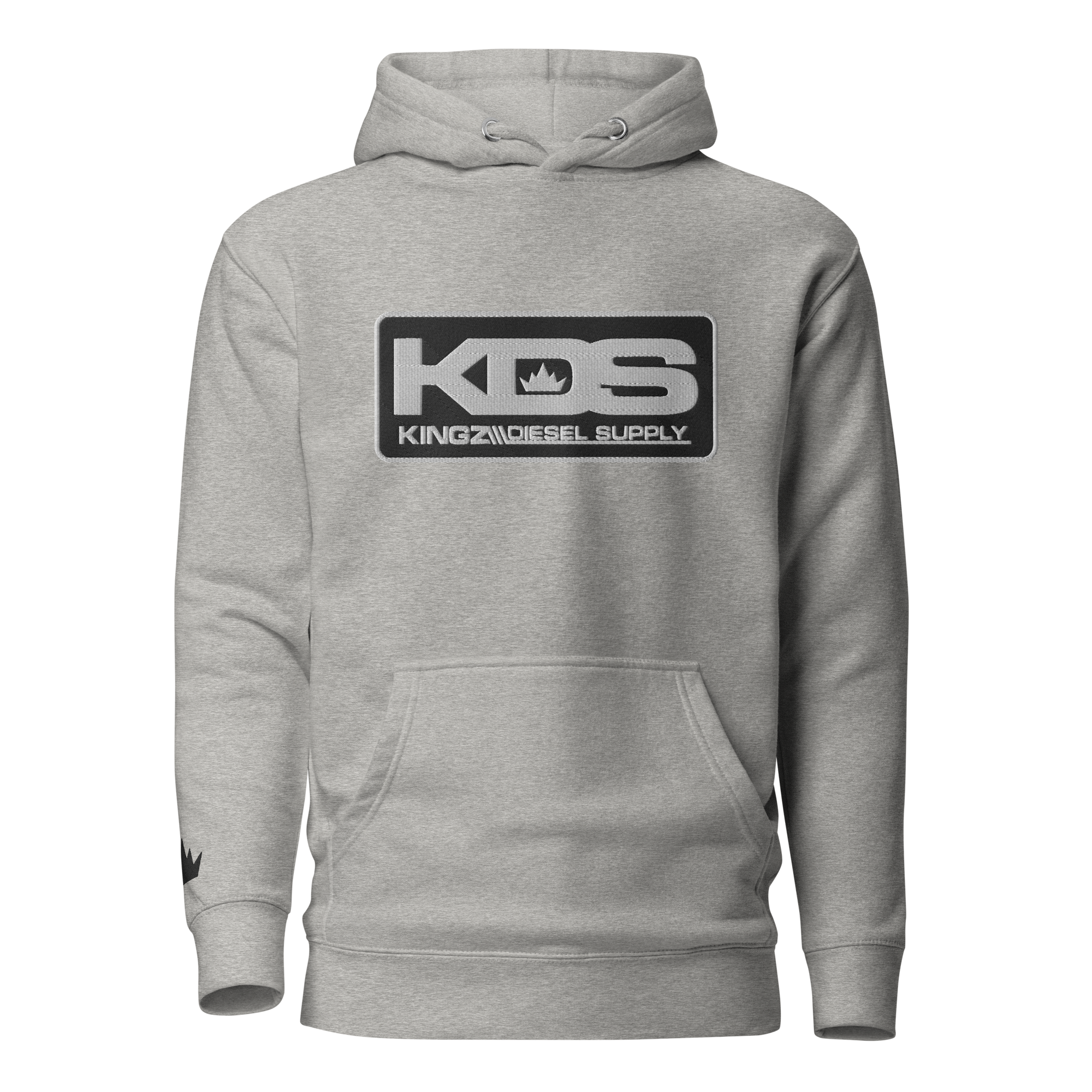KDS Logo Embroidered Hoodie – Kingz Diesel Supply