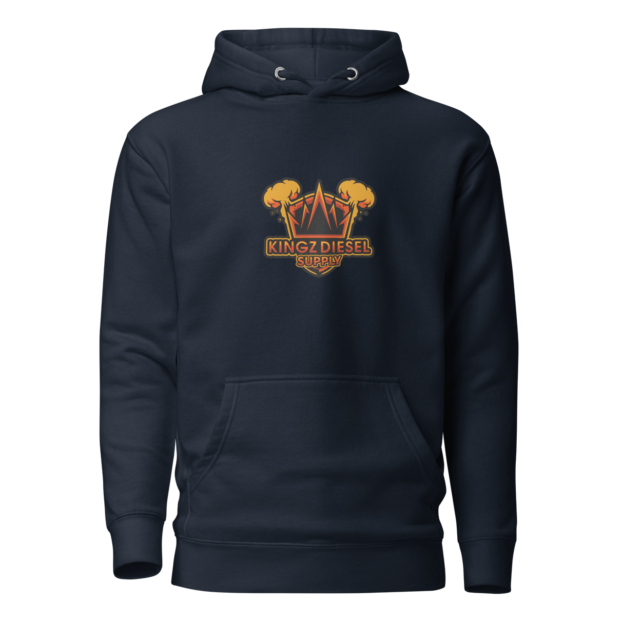 Kingz Diesel Supply Logo Print Hoodie