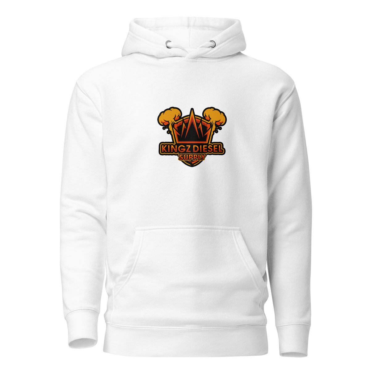 Kingz Diesel Supply Logo Print Hoodie