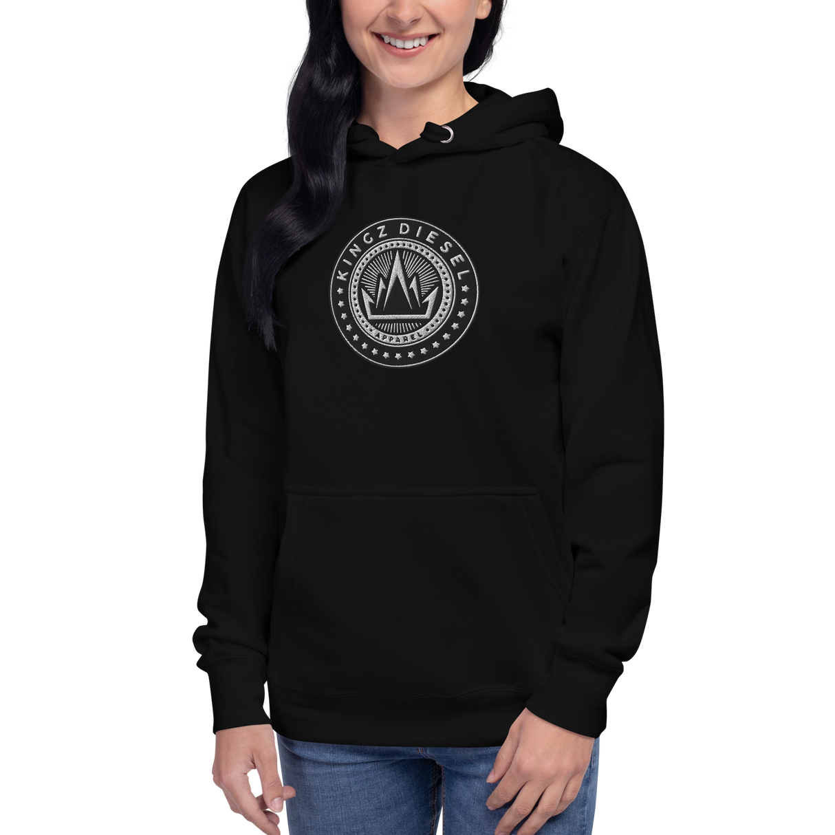 Kingz Apparel Embroidered Hoodie Womens