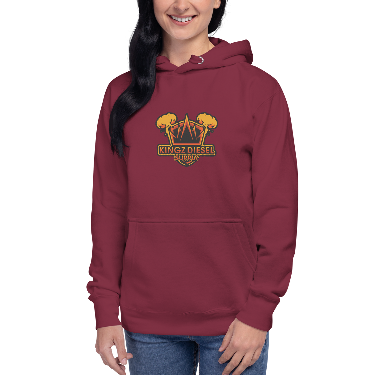 Kingz Diesel Supply Hoodie Womens