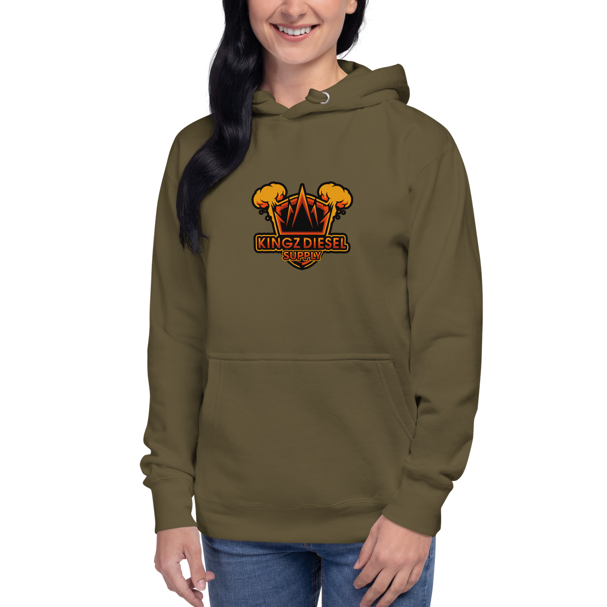 Kingz Diesel Supply Hoodie Womens