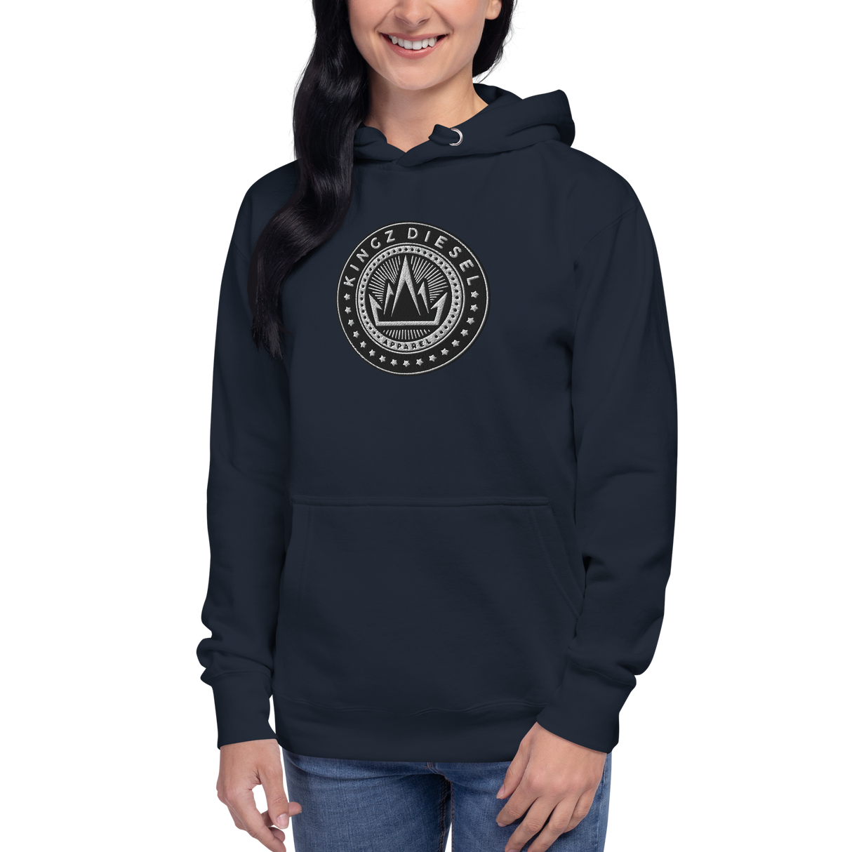 Kingz Apparel Embroidered Hoodie Womens