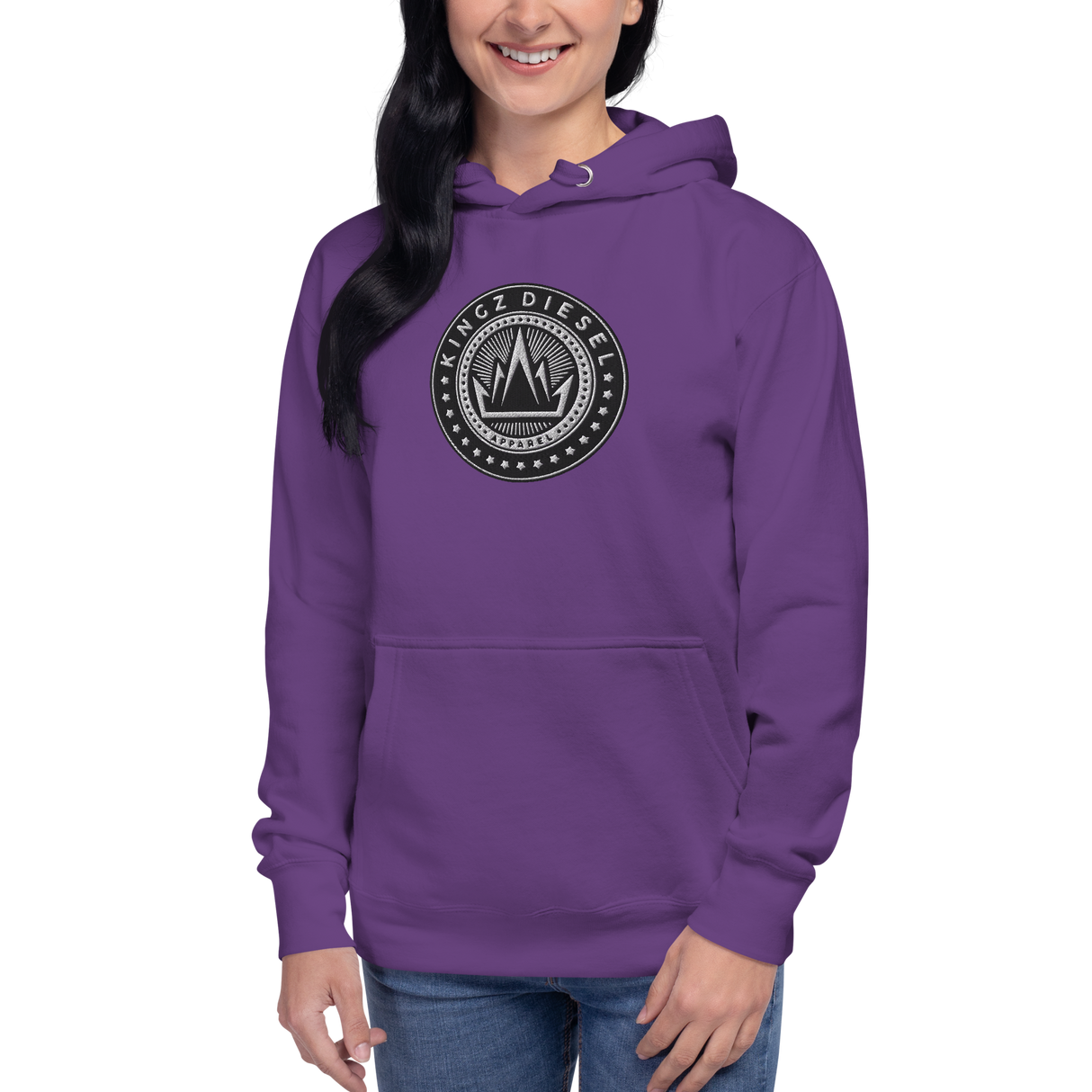 Kingz Apparel Embroidered Hoodie Womens