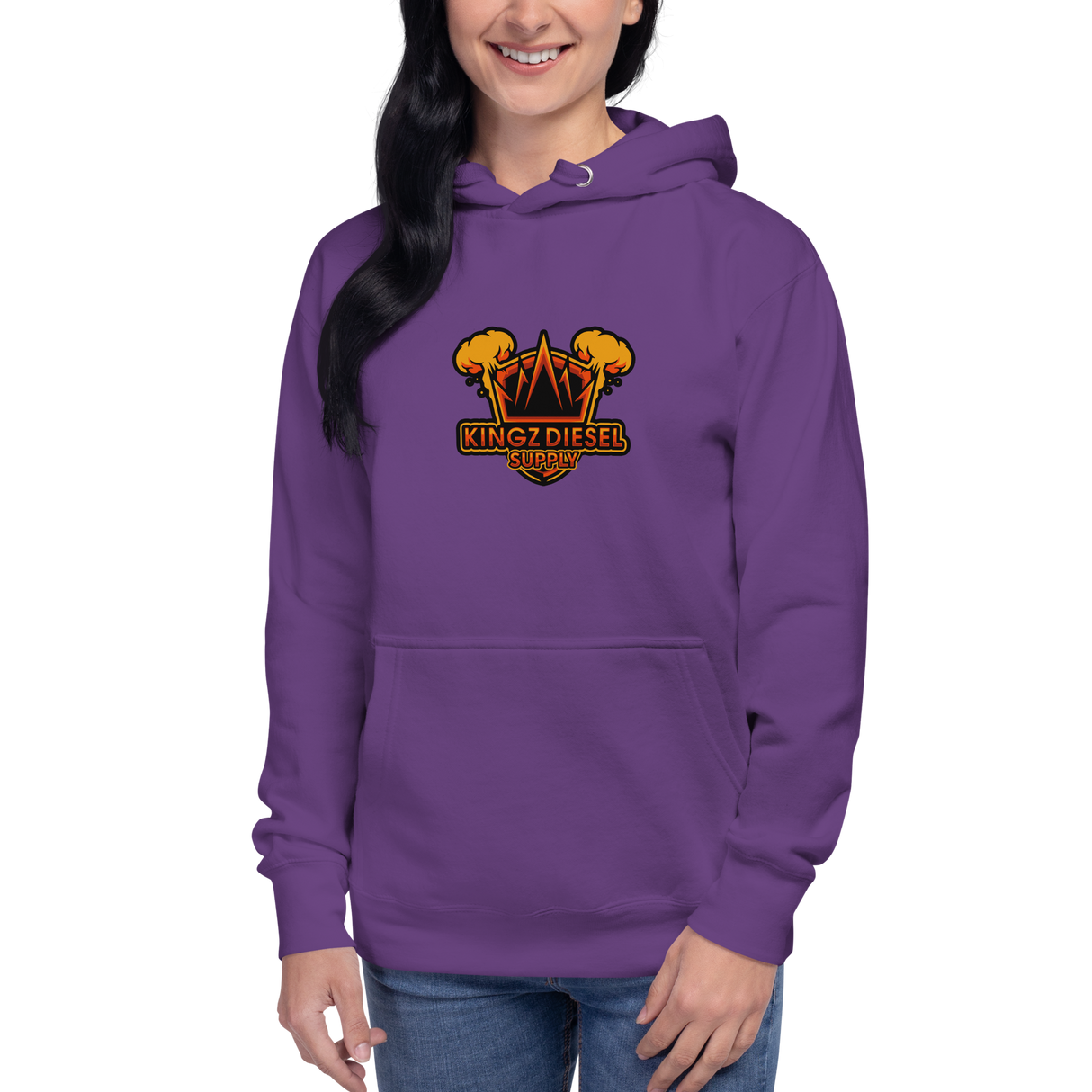 Kingz Diesel Supply Hoodie Womens